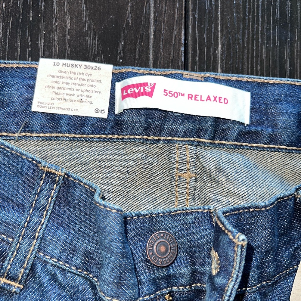 Levi's Blue Straight Jeans Classic Denim Style - Picture 3 of 6
